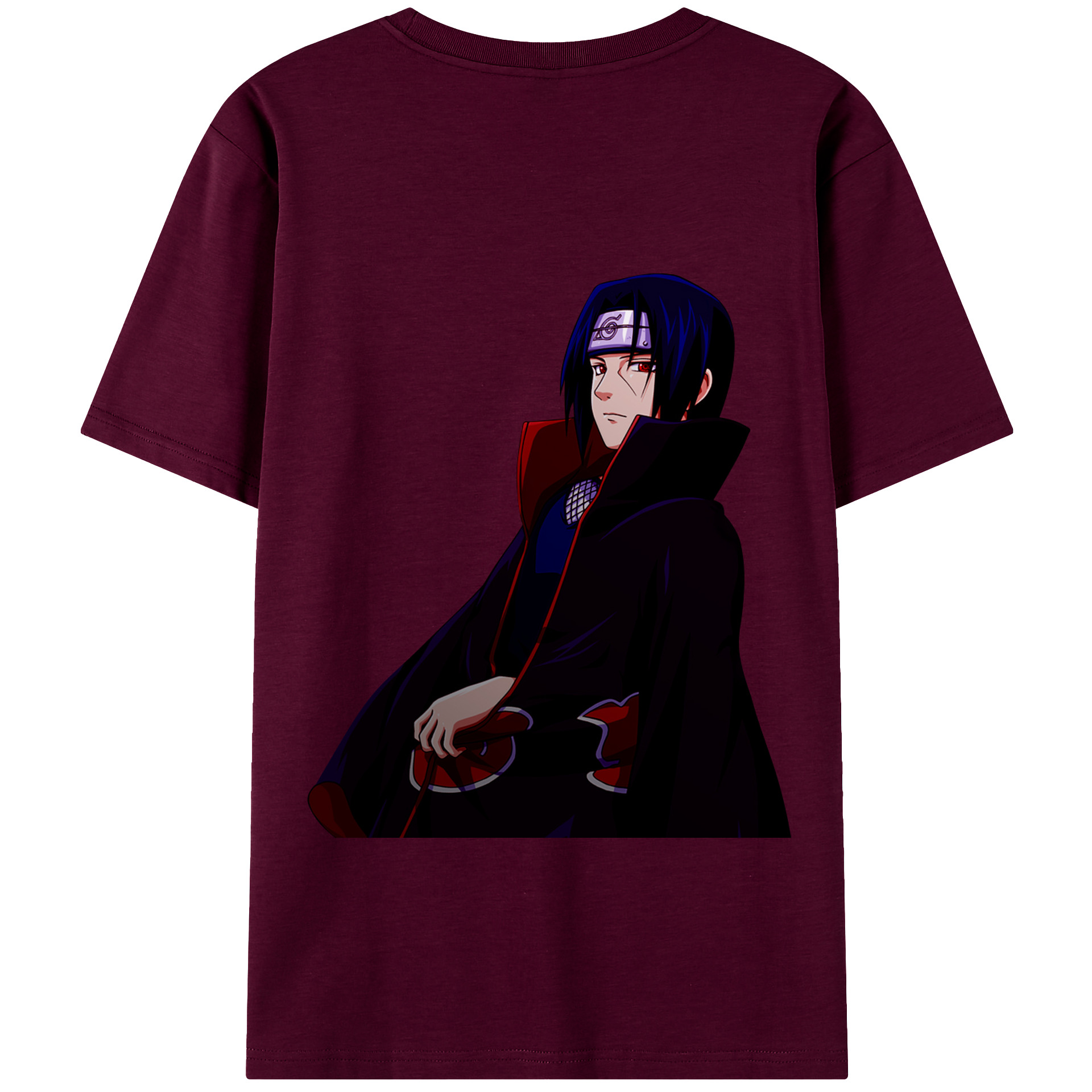 （画像用） NARUTO -ナルト- うちは イタチ Uchiha Itachi レディース半袖Tシャツ(バックプリント)